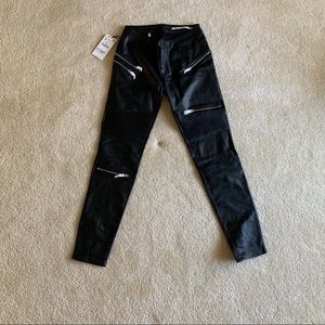 Zara leather pants